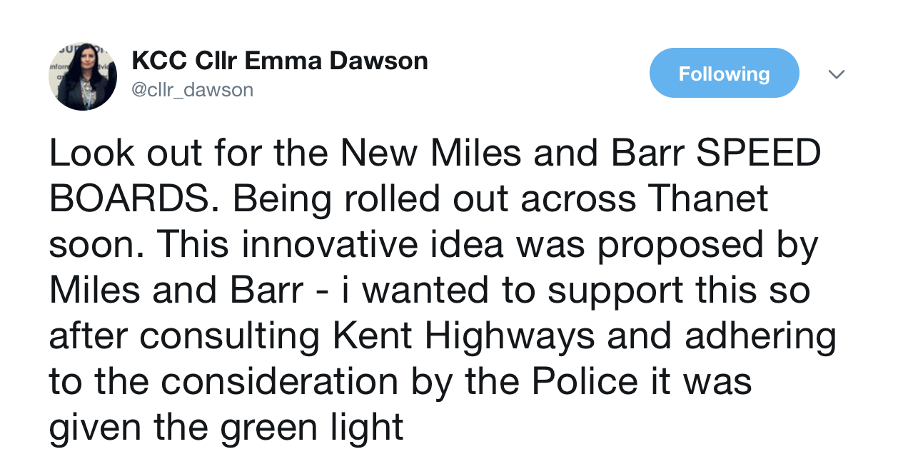 Emma Dawson Tweet