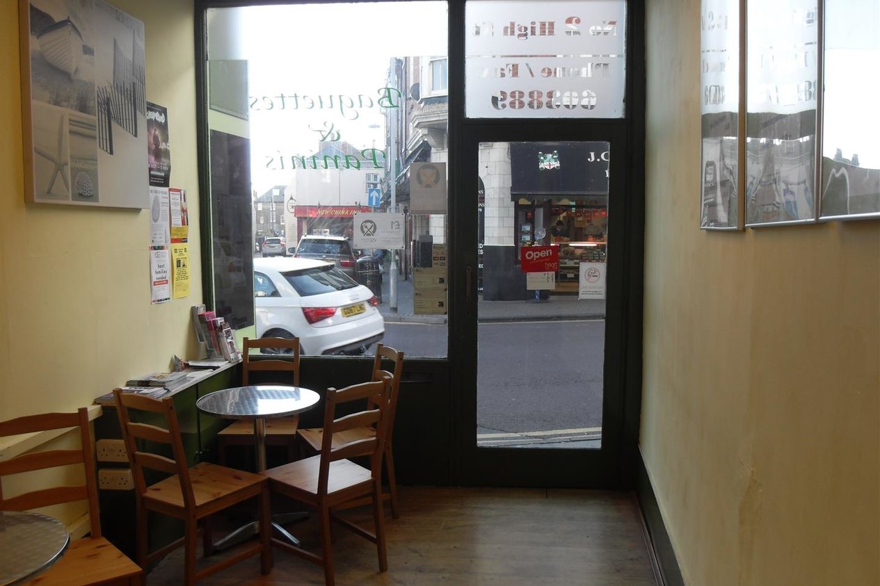 Cafe for sale in High Street, Broadstairs Miles & Barr